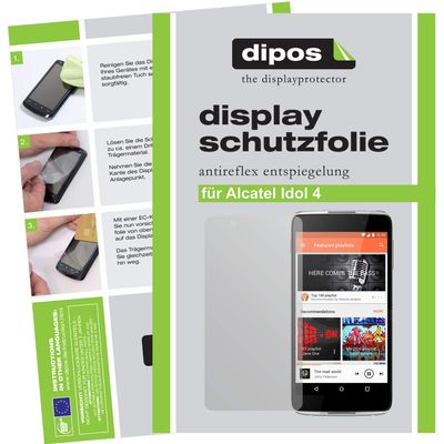 dipos 6-Pack Matte Screen Protectors for Alcatel Idol 4