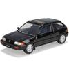 Ixo Honda Civic 3-Door Black 1987–1991 Limited 1 of 1008 Triple 9 1:43 Model Car with Custom License Plate view 3