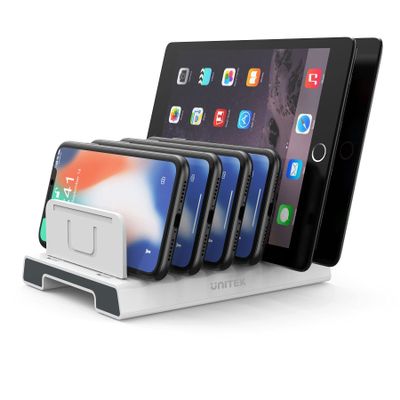 Unitek Adjustable Multi-Device Stand Organizer, No Charging Ports