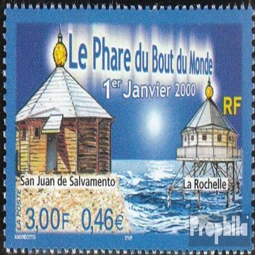 France 3435 Complete Issue, MNH, 2000 Lighthouses