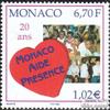 Prophila Collection Monaco 2442 Complete Issue, MNH, 1999 Monaco Aide et Présence Stamp for Collectors view 1