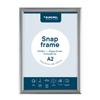 Europel A2 Snap Frame, Aluminum, 25 mm Profile, Mitered Corners, Silver view 1