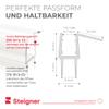 STEIGNER UK20 Straight Shower Seal 160 cm, 1 pc., 6–7 mm Glass, Clear view 4