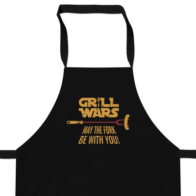 Fashionalarm GR!LL WARS Apron – “May the Fork Be with You”