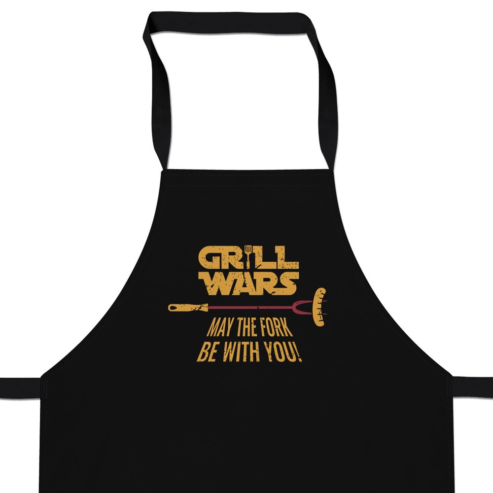 Fashionalarm GR!LL WARS Apron – “May the Fork Be with You”