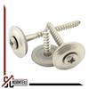 40 Stainless Steel A2/V2A Roofing Screws, 4.5 x 25 mm, PZ Cross-Recess, 20 mm EPDM Washer view 3