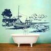 Wall Decal Coastal Landscape Rügen Chalk Cliffs Arkona Vilm M1981, Black, XL – 120 cm W x 67 cm H view 2