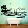 Wall Decal Coastal Landscape Rügen Chalk Cliffs Arkona Vilm M1981, Black, XL – 120 cm W x 67 cm H view 3
