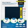 Pelle Patch - Self-Adhesive Faux Leather - Available in 25 Colors - Original 28 cm x 41 cm - Medium Blue view 1