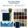 Pelle Patch - Self-Adhesive Faux Leather - Available in 25 Colors - Original 28 cm x 41 cm - Medium Blue view 2