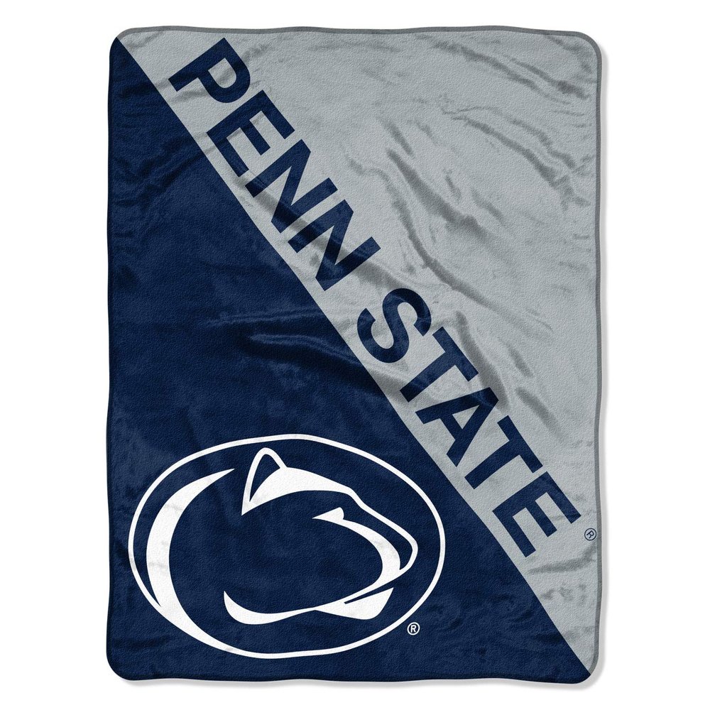 Northwest The Company Unisex-Adult Halftone Throw, Officially Licensed NCAA Penn State Nittany Lions Micro Raschel Throw Blanket, 46 x 60 in, Multicolor