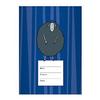 Kartenkaufrausch 16-Pack DIN A5 School Notebooks, Funny Stripes, Black Sheep on Blue, Graph Ruled view 1