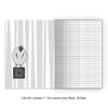 Kartenkaufrausch 16-Pack DIN A5 School Notebooks, Funny Stripes, Black Sheep on Blue, Graph Ruled view 2