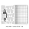 Kartenkaufrausch 2 Fun DIN A5 School Notebooks, Squared Math Notebooks with Cheerful Giraffes on Light Blue, Ruling 7 view 2