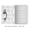 Kartenkaufrausch 2 Funny DIN A4 Elementary School Notebooks with Cheerful Giraffes, Light Blue Contrast Ruling 1 view 2