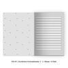 Kartenkaufrausch 8 Personalized Cool Retro DIN A5 Elementary School Notebooks with Sharks and Pink Grade 2 Ruling view 2