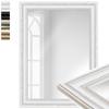 WANDStyle Large White Mirror, Vintage Wall Mirror 52 x 70 cm view 1