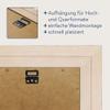 WANDStyle Large White Mirror, Vintage Wall Mirror 52 x 70 cm view 4