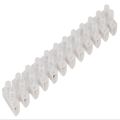 McPower 12-Position Terminal Block, 6.0 mm², 10 A, Transparent