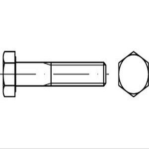 DIN 931 Class 8.8 Partially Threaded Hex Bolts, M16 x 300 mm (1 pc)