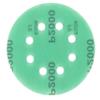 50 Pack 125 mm P1200 8-Hole Green Film Hook-and-Loop Sanding Discs view 3