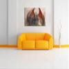 Pixxprint Dragon Castle, 100 x 70 cm, Stretched Canvas Wall Art, Not a Poster view 2
