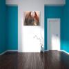 Pixxprint Dragon Castle, 100 x 70 cm, Stretched Canvas Wall Art, Not a Poster view 4