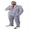I Love Fancy Dress Dalmatian Print Costume with Red Tie, Medium view 1