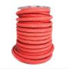 Sescha Braided Leather Cord - Orange 6mm - 1 Meter view 1