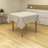Cream Tablecloth 100 x 100 cm – Easy-Care Solid Polyester view 2