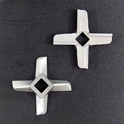 2-Pack No. 8 Meat Grinder Blades SS-193517 for Moulinex, Bork, Zelmer