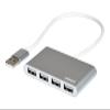 Port Designs USB Hub, 4 Ports, USB 2.0, Silver view 3