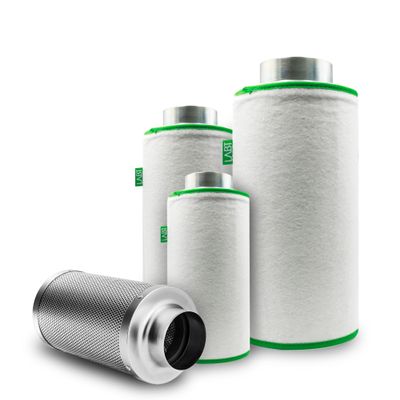 LABT Air Filter, 125 mm Flange | for 350 m³/h Airflow, Activated Carbon Odor Filter