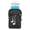 DFV mobile Universal Vertical Stripes Pouch Case for Samsung Galaxy J1 ACE (SM-J110H), Black, 17 x 10.5 cm view 2