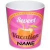 3-Piece Sweet Vacation 3-in-1 Personalized Melamine Cups, 350 ml view 1