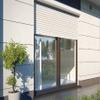 SK45 External Roller Shutter, Gray Aluminum, 80 x 150 cm, Belt, 39 mm Slats view 3