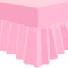 NIYS Luxury Extra-Deep Fitted Sheet with Ruffles, 14 Colors, Rose, Single Bed view 1