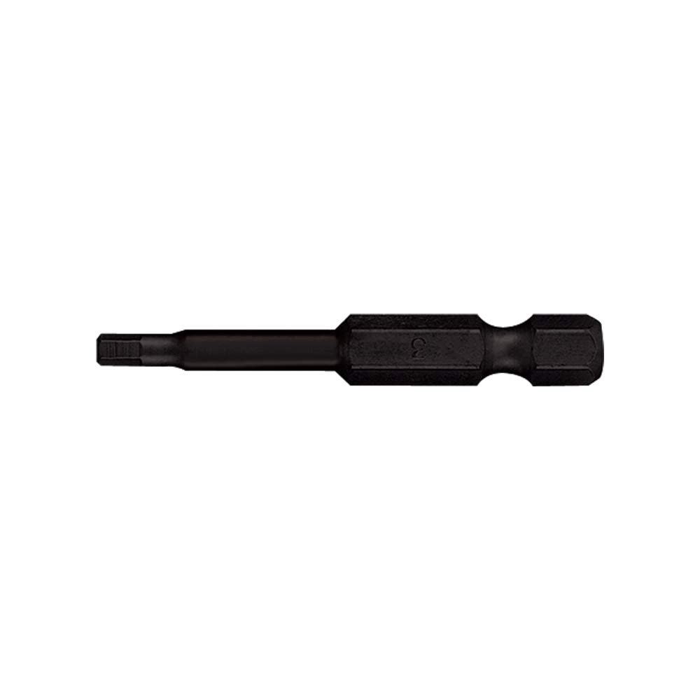 KING TONY 715025H Hex Short-Head Power Bit, 1/4-Inch Drive, H2.5, 50 mm, 10-Piece