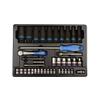 KING TONY 9-7540MR Socket Set, 1/4-Inch and 1/2-Inch Drive, 40-Piece view 1