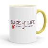 Funtasstic Slice of Life Coffee Mug, 300 ml, Golden Yellow view 2