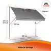 ANGERER Style Terra Clamp-On Awning, 350 cm view 4