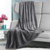 CelinaTex Salsa Cozy Blanket 150 x 200 cm Gray, Cashmere Touch, Super Soft Microfiber Flannel view 2