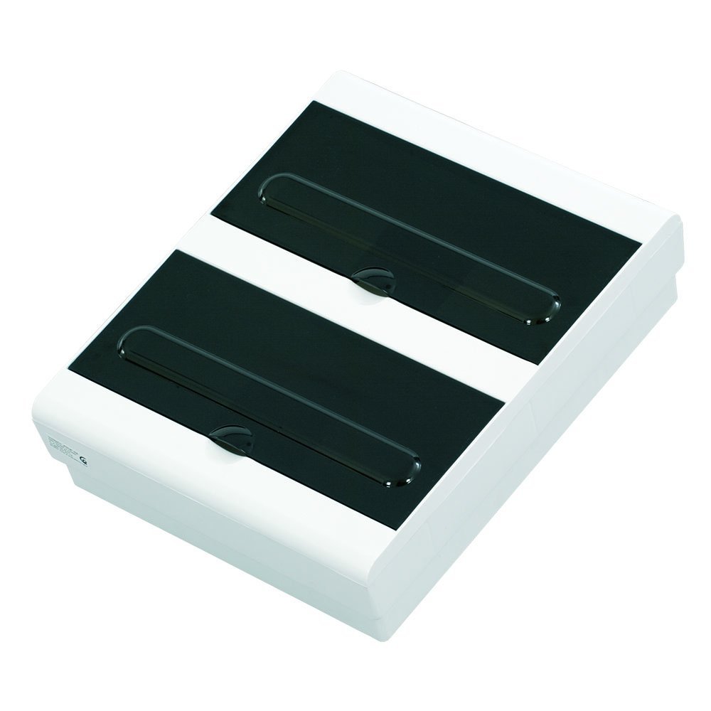 Surface-Mount Distribution Box, 24 Modules, IP40
