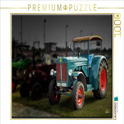 CALVENDO Puzzle Vintage Hanomag Tractor | 1,000-Piece Jigsaw Puzzle, 64 x 48 cm Photo Puzzle for Happy Hours