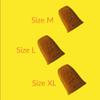 Bohin Brown Leather (X-Large) Thimble - 1 pc view 3