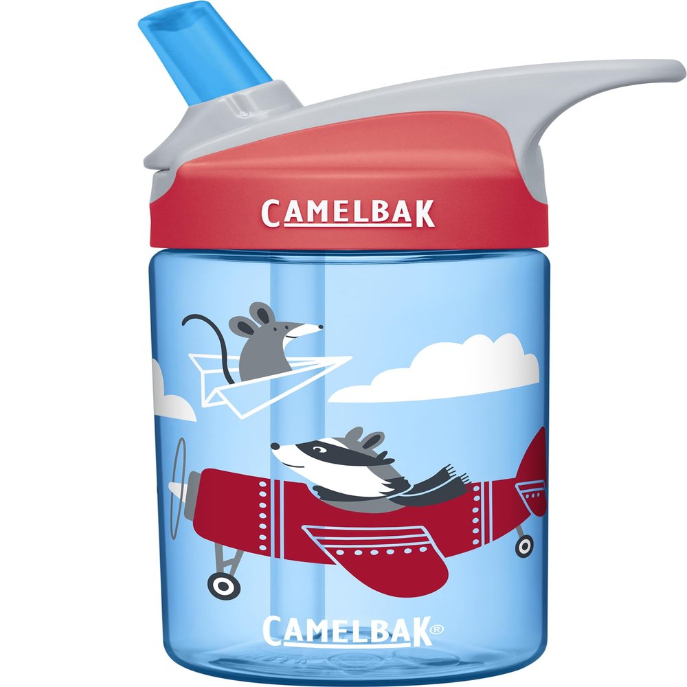 CamelBak Kids Eddy 0.4L Water Bottle, Airplane Bandits