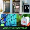 Number 26 Sticker, White, 10 cm, Weather-Resistant view 4