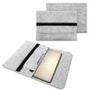 NAUC Felt Laptop Sleeve for 15–15.6-Inch Ultrabooks, Light Gray, HP 250 G4 view 1