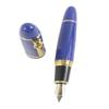 Gullor Heavy Large Fountain Pen 159, Gold Trim, Medium Nib (0.5 mm), Blue view 4