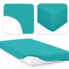 Jacobson Jersey Fitted Sheet (Turquoise) view 2